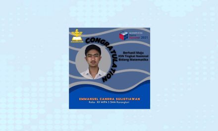 Congratulations! Emmanuel Chandra Sulistiawan